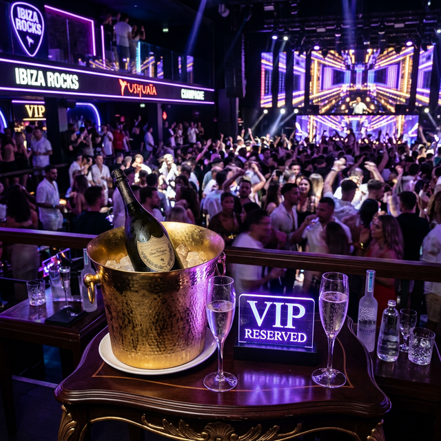 Exclusive VIP Nightclub Table